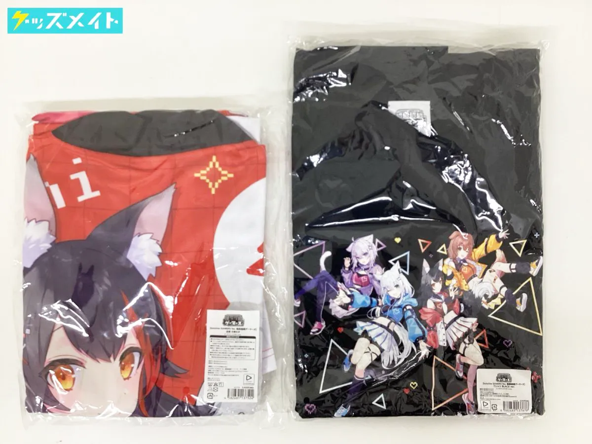 ホロライブ hololive GAMERS fes.超超超超ゲーマーズ 法被 大神ミオ , Tシャツ BLACK ver.