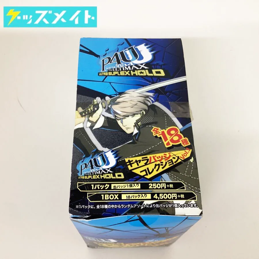 ペルソナ4 The ULTIMAX ULTRA SUPLEX HOLD キャラバッジコレクション Vol 1 1BOX P4U 缶バッジ