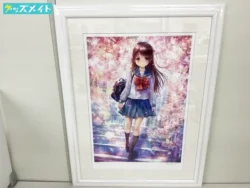 アールビバン 版画 ごとP 桜の花びら舞い散る頃 買取実績価格