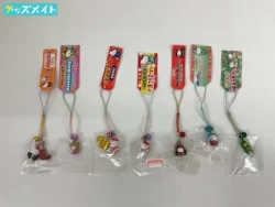 ご当地キティ 根付けストラップ 秋田竿灯 名古屋 金鯱バージョン 白川郷 山形 枝豆バージョン 他 買取実績価格