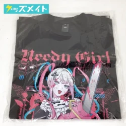 NEEDY GIRL OVERDOSE 超絶最かわてんしちゃん グラフィックTシャツ チェーンソー ブラック XLサイズ 買取実績価格