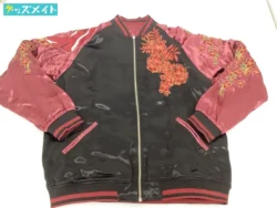 北斗の拳×絡繰魂 ラオウ 刺繍リバーシブルスカジャン ブラック×レッド XXLサイズ 買取実績価格
