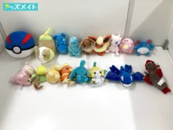 ポケモンセンター限定 ポケットモンスター ポケモンfit ぬいぐるみ まとめ売り ミュウ ジラーチ マリル アチャモ 他 買取実績価格