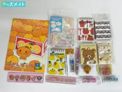 ファンシー グッズ サンエックス 文具 他 みかんぼうや リラックマ まめゴマ 他 定規 消しゴム メモ帳 ノート 他 買取実績価格