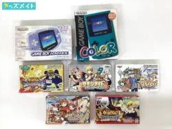 ゲームボーイアドバンス ゲームボーイカラー 本体・ソフト まとめ売り サモンナイト 金色のガッシュベル他 買取実績価格