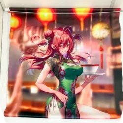 ピロ水×フロンティアワン はにかみチャイナカフェ 火ノ浦奈々花 等身大タペストリー 買取実績価格