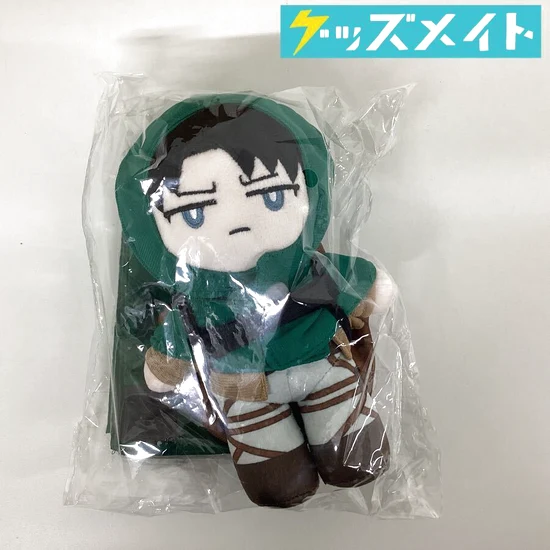 進撃の巨人 リヴァイ ぬいぐるみポーチ付きエコバッグ 買取実績価格
