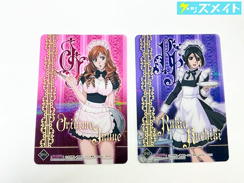 BLEACH クリアコレクション 箔押し カード SP メイド 朽木ルキア 井上織姫 買取実績価格