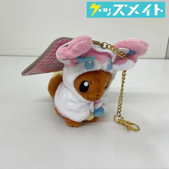 ポケモンセンター限定 イーブイ マスコット ポンチョシリーズ ニンフィア タグ有り 買取実績価格