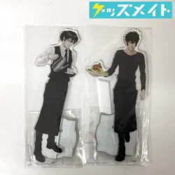 PSYCHO-PASS サイコパス 3×PRINCESS CAFE グッズ アクリルスタンド 狡噛慎也 宜野座伸元