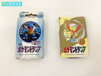 ポケットモンスター グッズ ポケモントランプ 金、ブルー