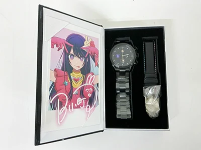 推しの子 グッズ 天然ダイヤ クロノグラフ腕時計 アイ