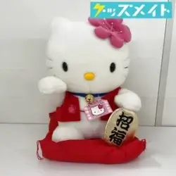 サンリオ ハローキティ レトロ招き猫 特大ぬいぐるみ 買取実績価格