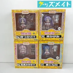 らき☆すた ねんどろいど 28 柊かがみ、27 泉こなた 54b 柊つかさ 通常 Ver. 55b 高良みゆき 通常 Ver. 買取実績価格