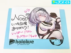 ホロライブ 白銀ノエル 直筆サイン&メッセージ入りポストカード 20万人記念