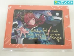 ホロライブ IRyS 誕生日記念2024 グッズ 直筆サイン 箔押し複製メッセージ入り ポストカード 買取実績価格