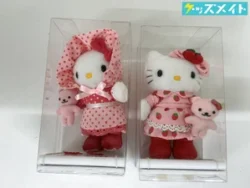 ハローキティ ポイントドール ぬいぐるみ ショップコスチューム いちごドレス ロリータ マンスリードール 買取実績価格